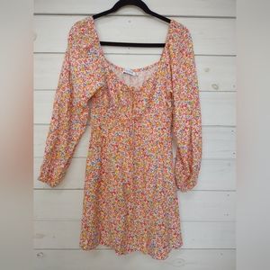 JustFab Floral Mini Dress
